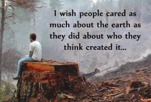 care about the earth